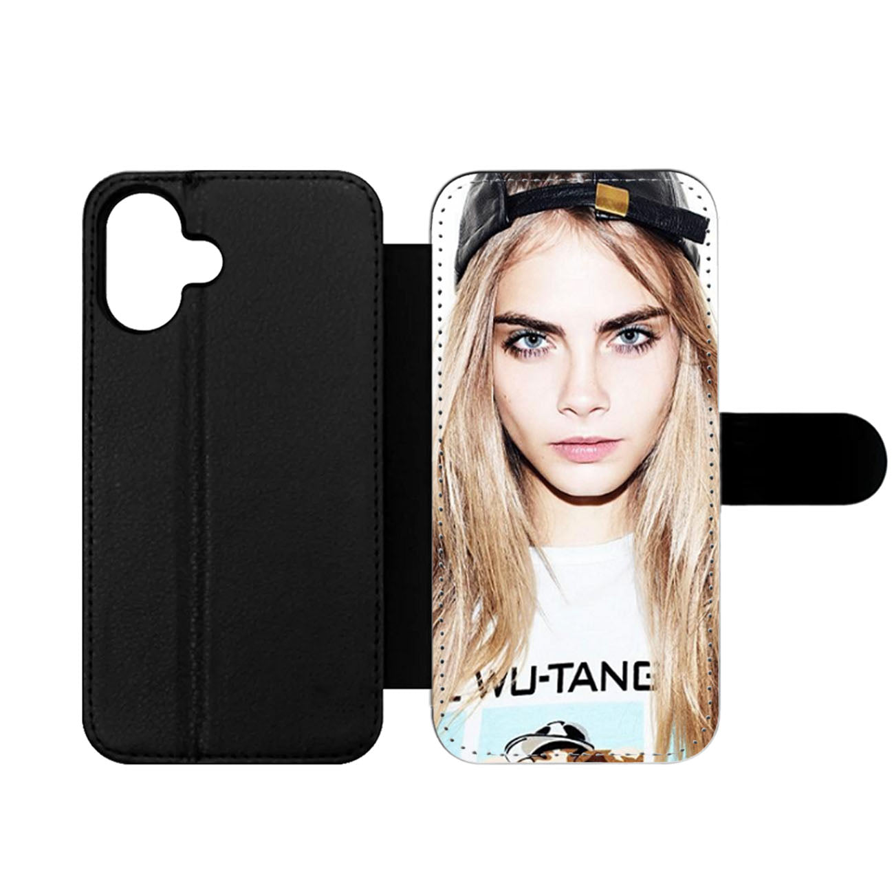 Cara Delevingne Fashion Model Wallet iPhone Case