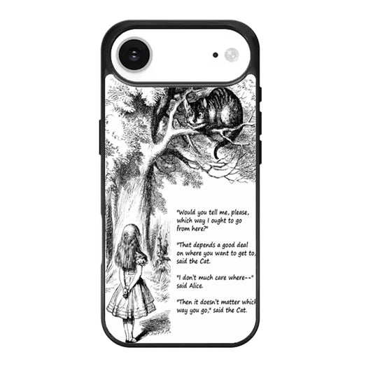 Cat Cheshire Quote iPhone Air Case