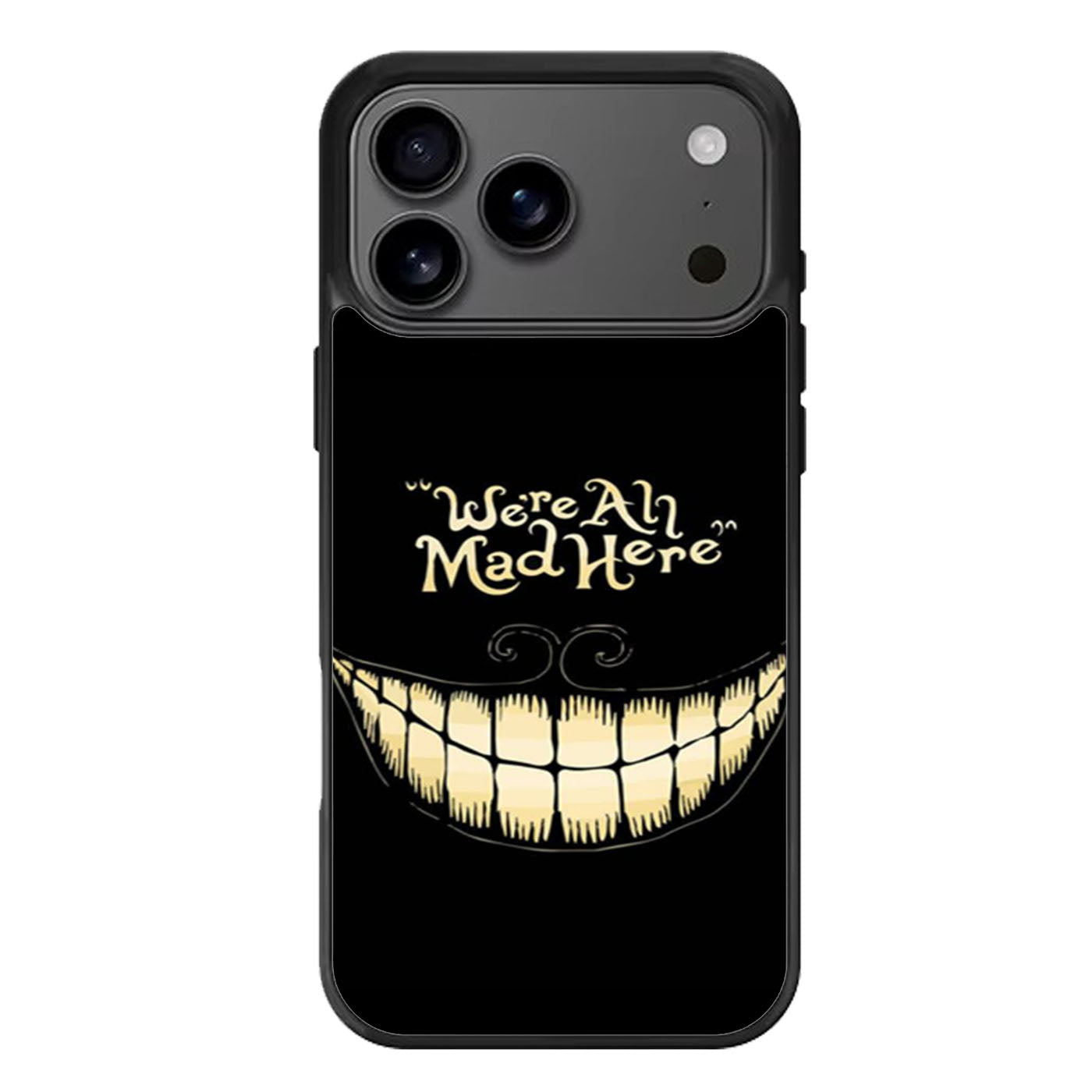 Cat Cheshire Quotes iPhone 17 Pro Max Case