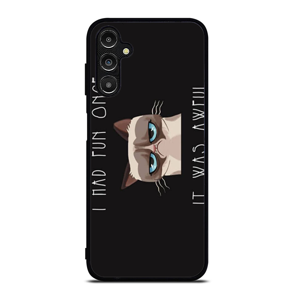 Cat I Had Fun Once Samsung A16 Case