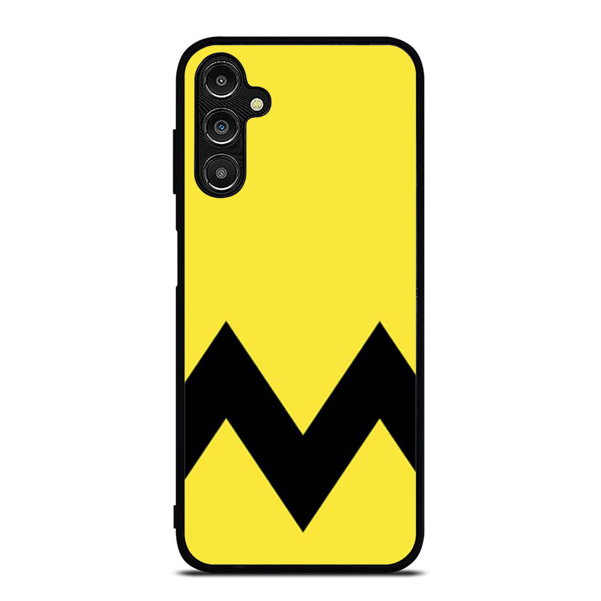 Charlie Brown Yellow Black Chevron Samsung A16 Case