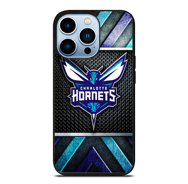 Charlotte Hornets Metal iPhone 14 Pro Max Case