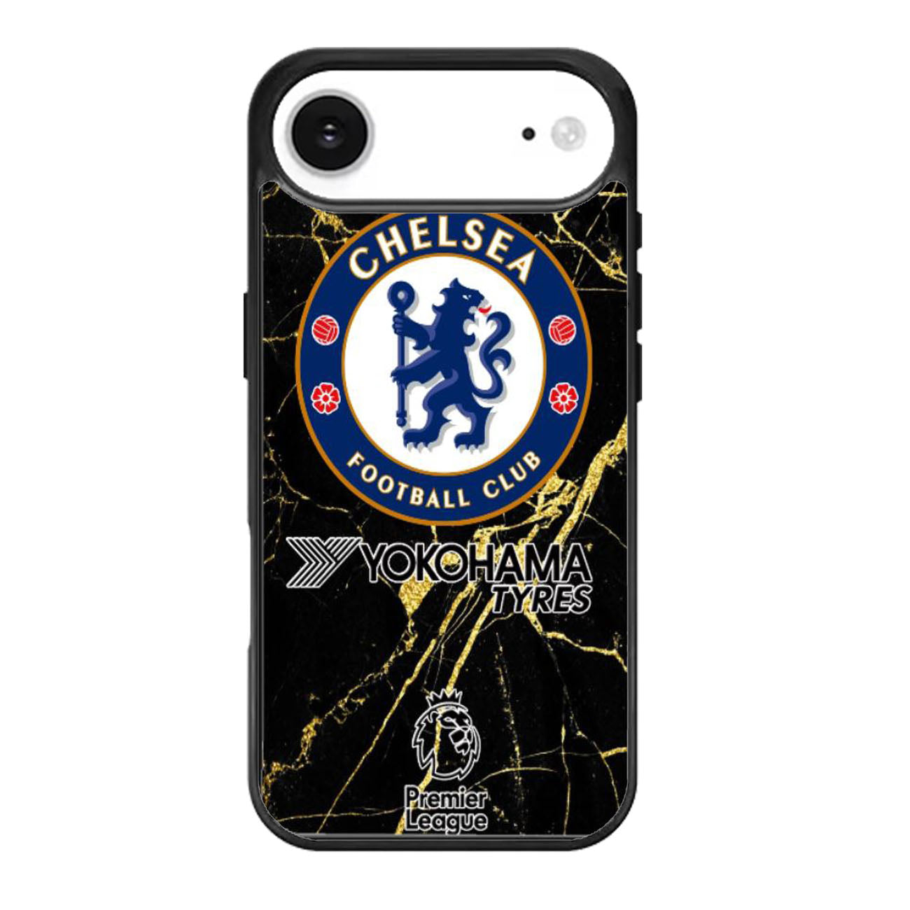 Chelsea FC Black Marble iPhone Air Case