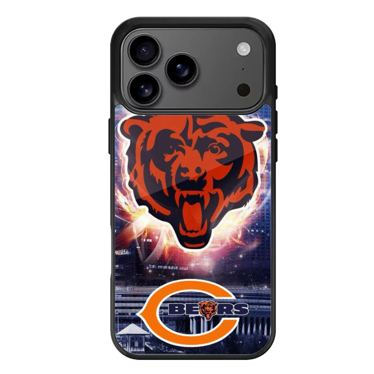 Chicago Bears Wallpaper iPhone 17 Pro Max Case