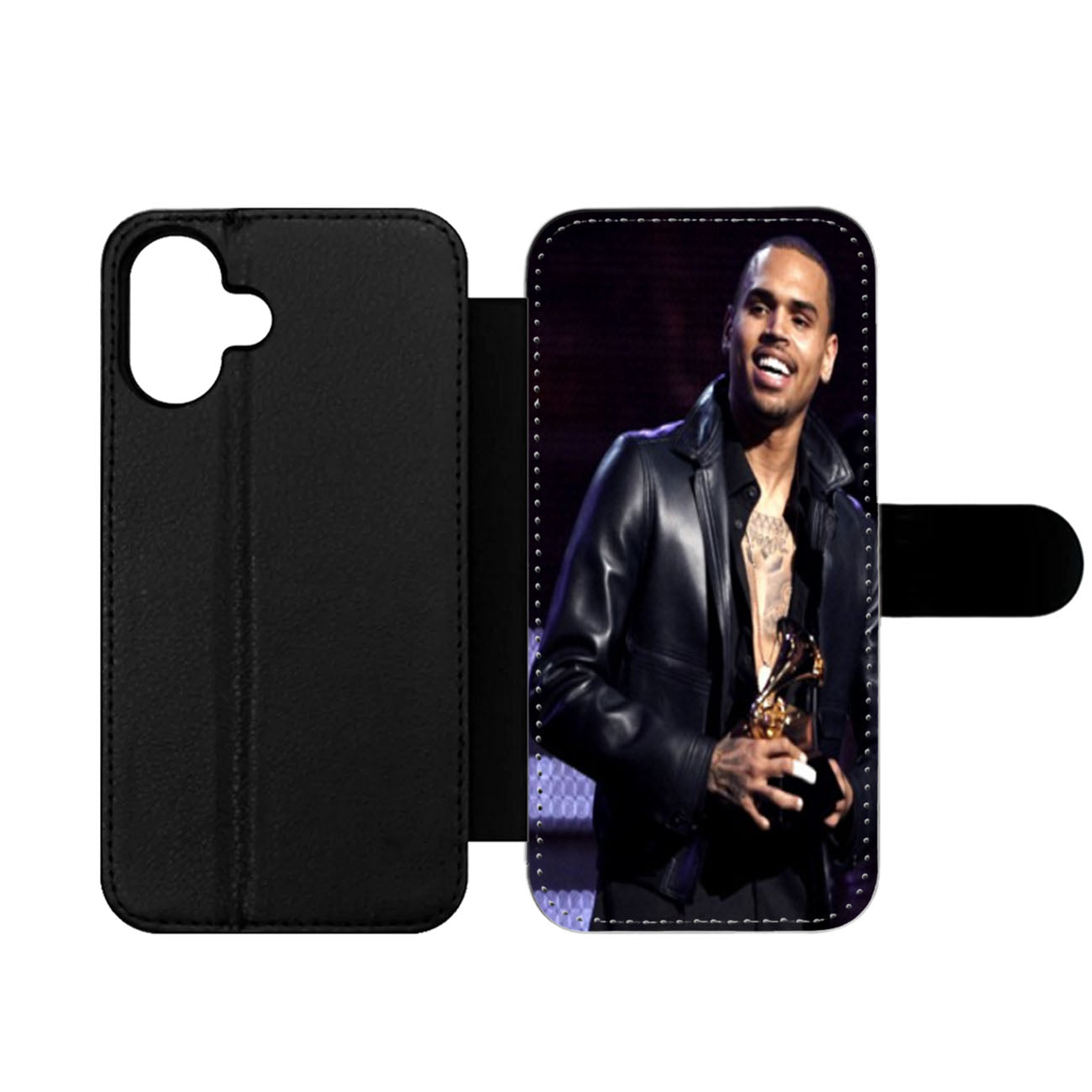 Chris Brown Grammy Wallet iPhone Case
