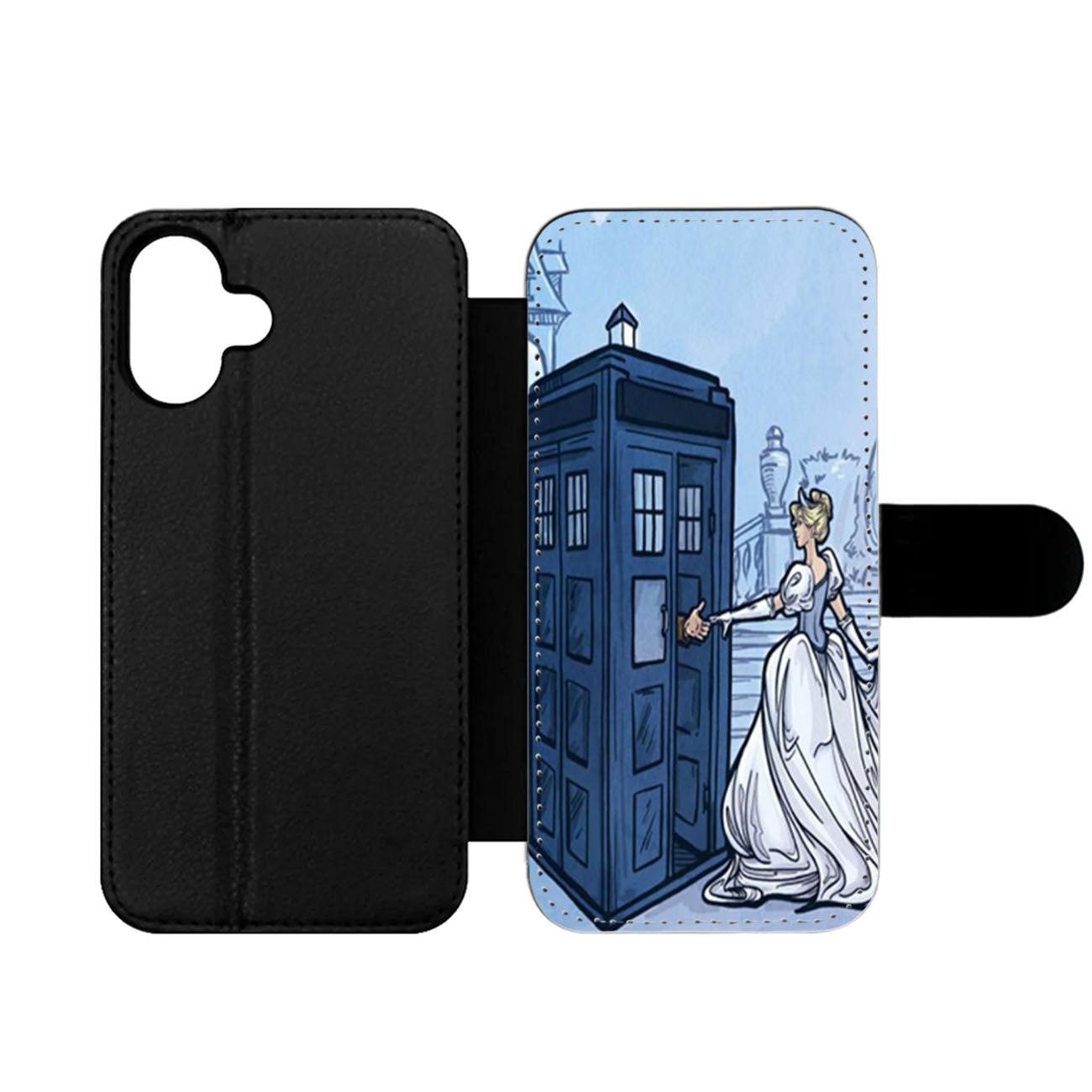 Cinderella Tardis Wallet iPhone Case