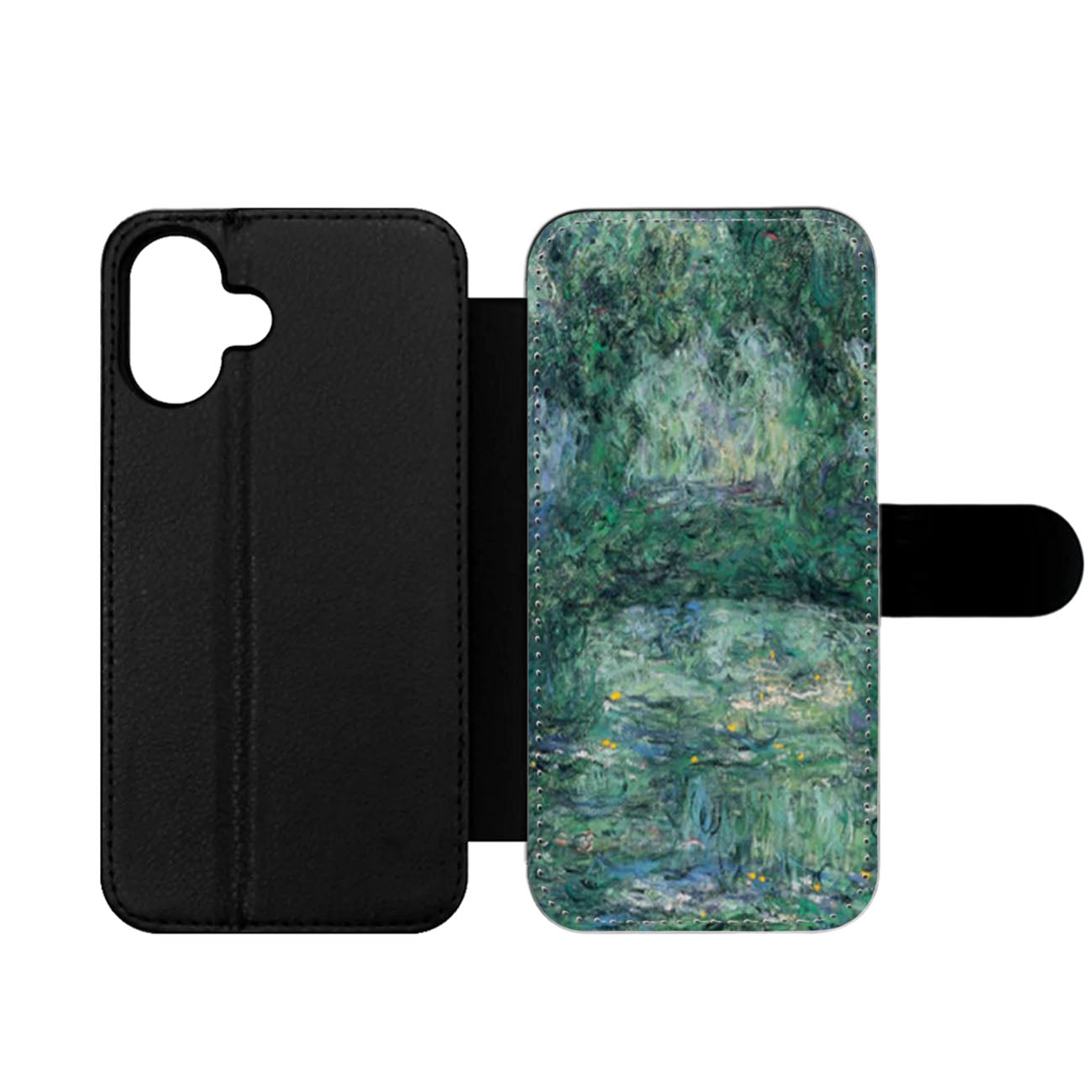 Claude Monet Painting The Japanese Bridge Wallet iPhone Case
