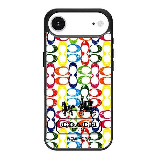 Coach Colorfull Logo iPhone Air Case