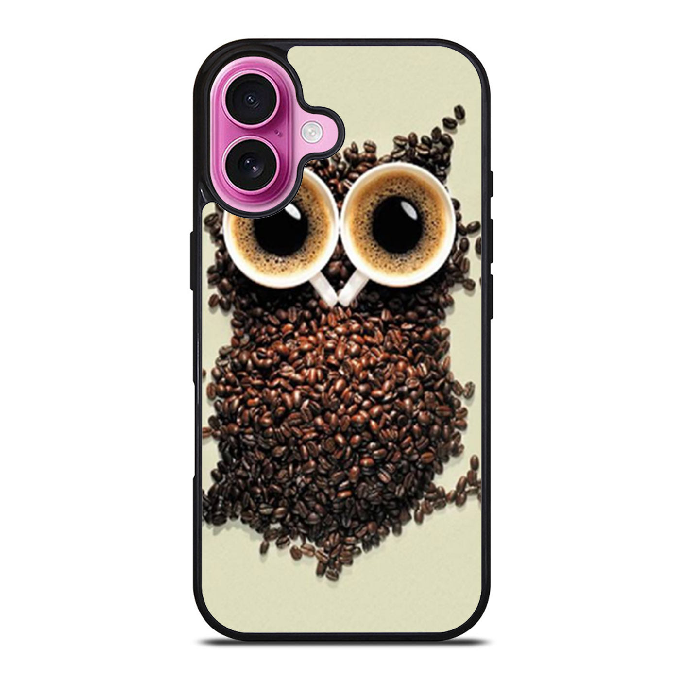 Coffee Beans Owl Art iPhone Case Cover
