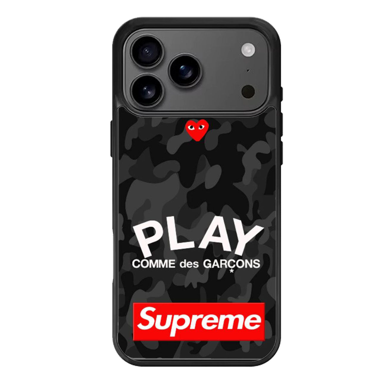 Comme Des Garcons Camo iPhone 17 Pro Max Case