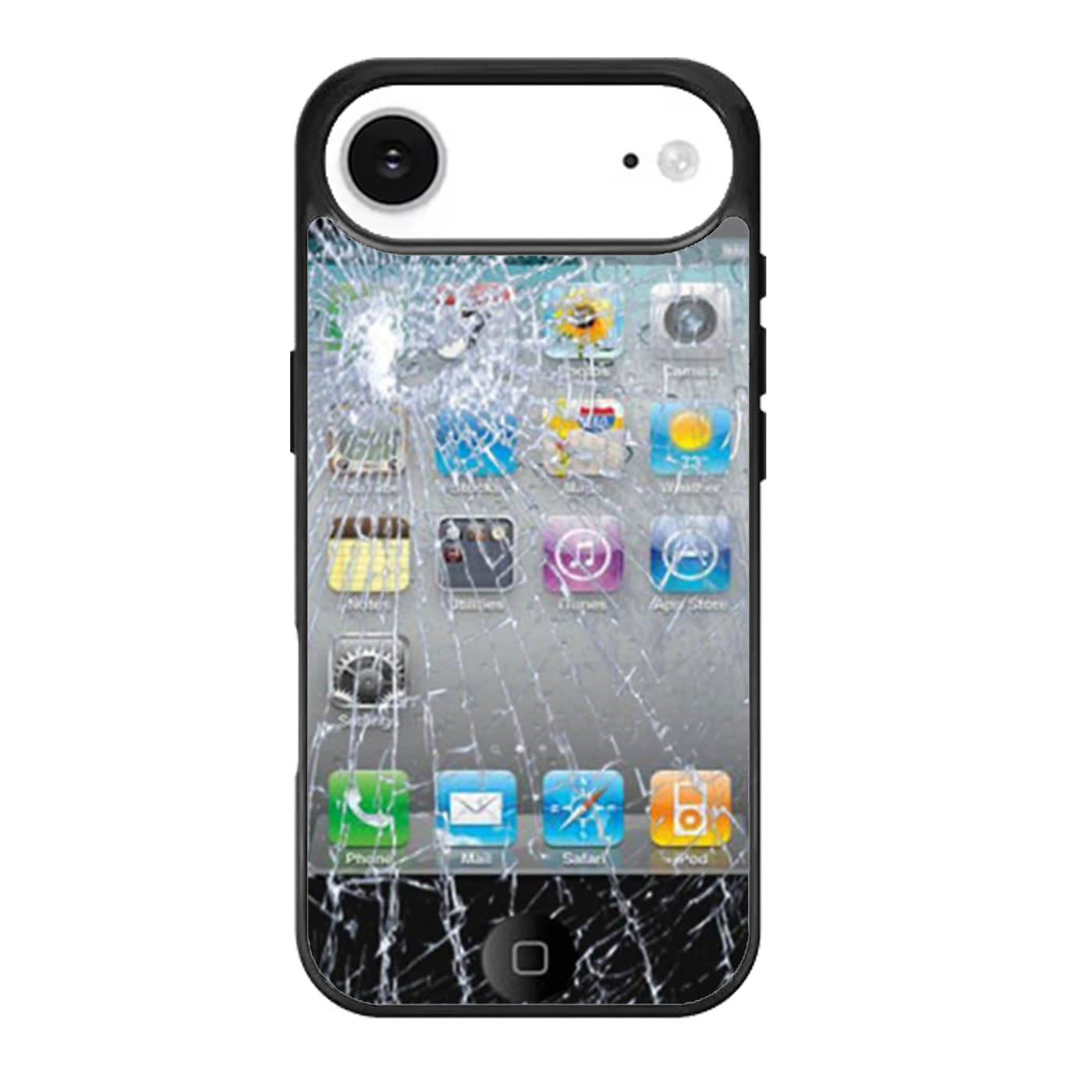 Cracked Screen Glass iPhone Air Case