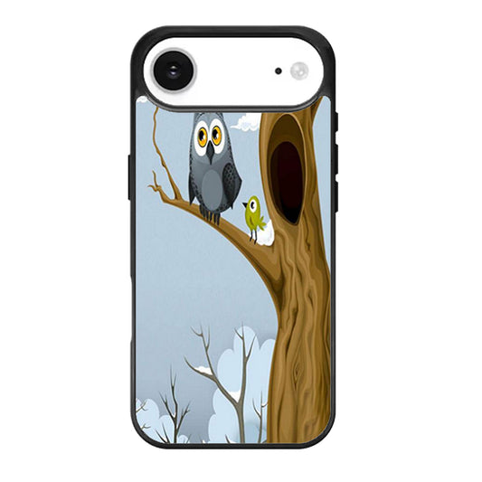 Cute Owl Branch Tree iPhone Air Case