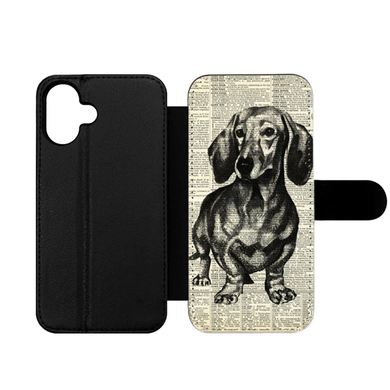 Dachshund Wallet iPhone Case