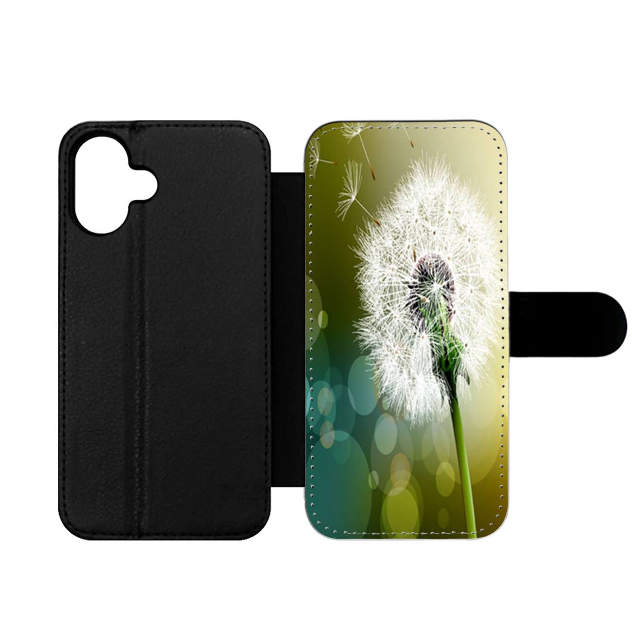 Dandelion Blowing Wallet iPhone Case
