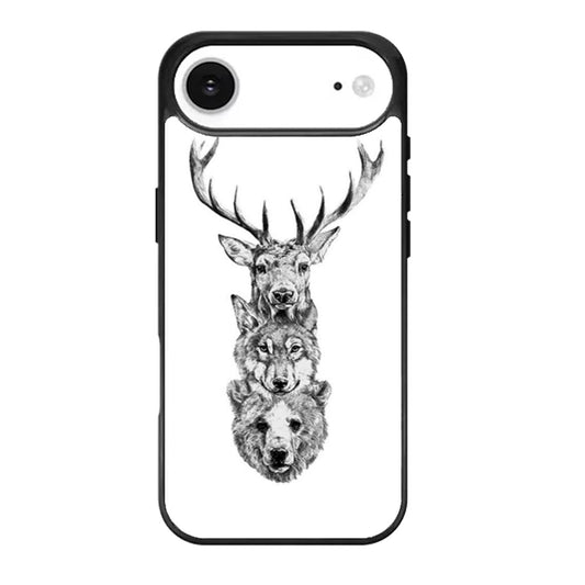 Deer Wolf Bear iPhone Air Case