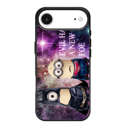 Despicable Me Minion Batman and Superman Galaxy Nebula iPhone Air Case