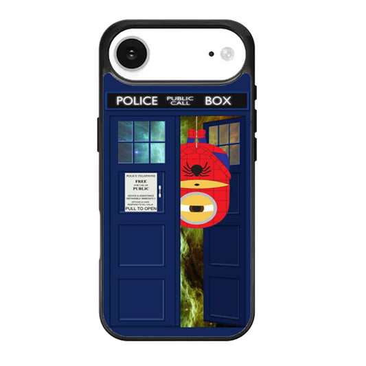 Despicable Me Minion Spiderman Doctor Who Tardis iPhone Air Case