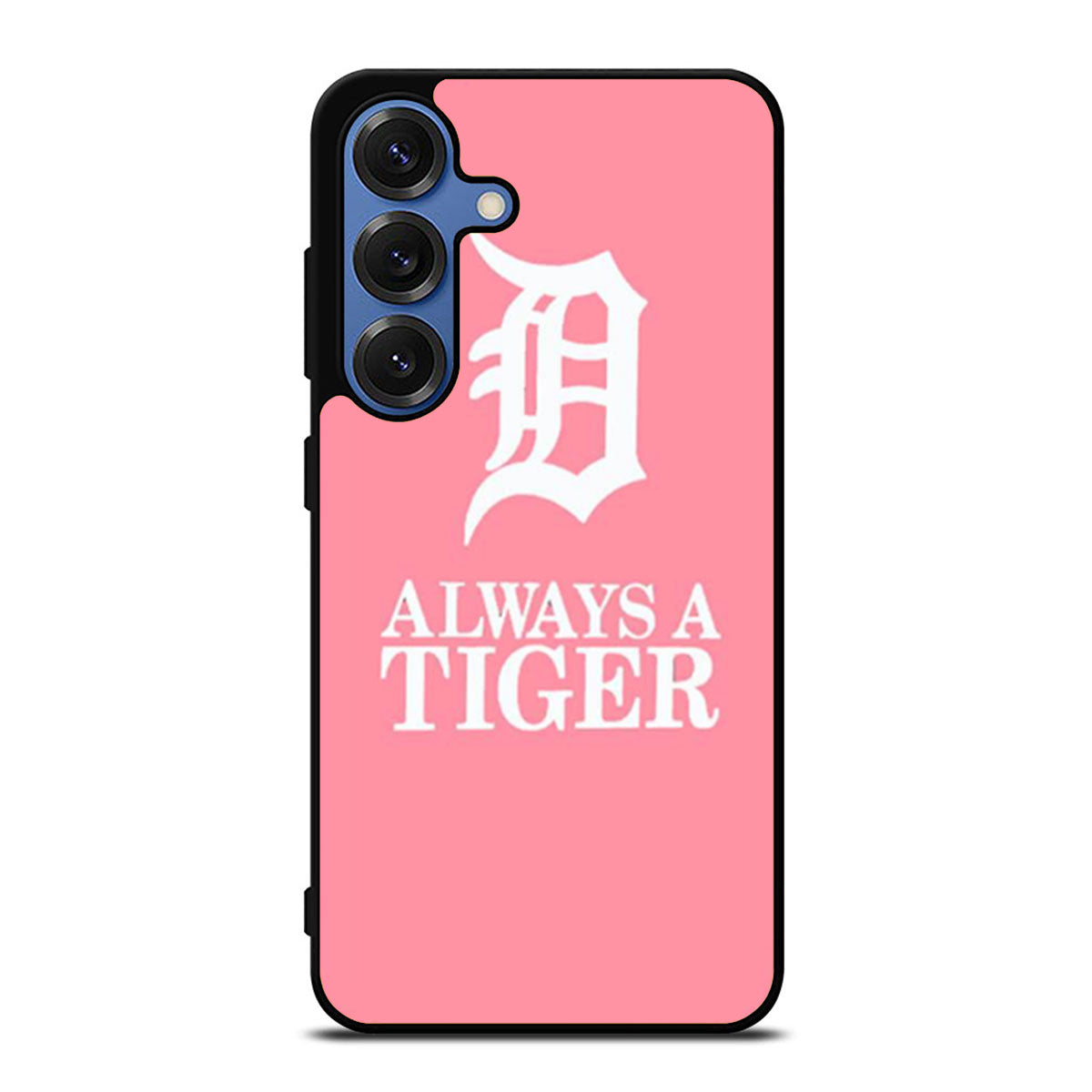 Detroit Tigers Logo Pink Samsung S25 Ultra Case