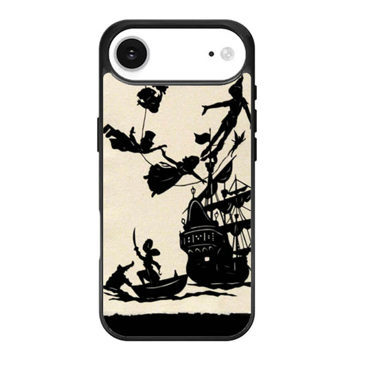 Disney Peter Pan Black and White Pattern iPhone Air Case