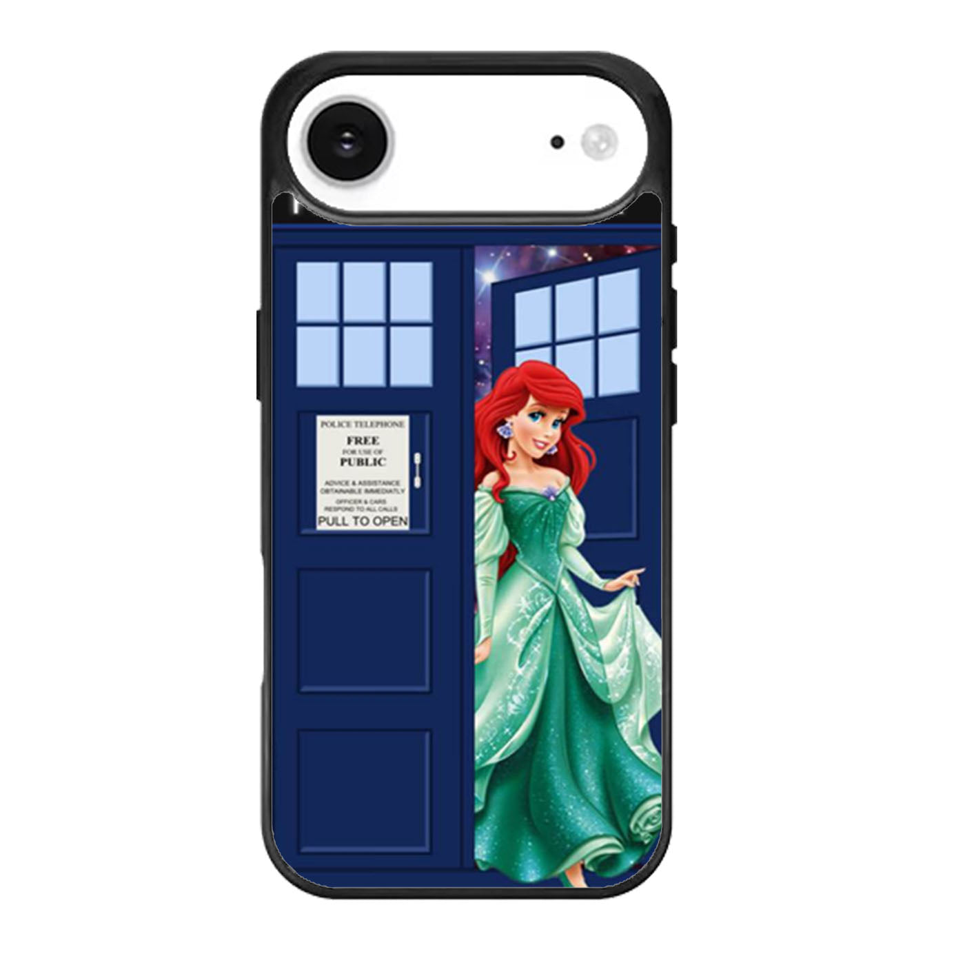 Disney Princess Ariel Tardis Police Box iPhone Air Case
