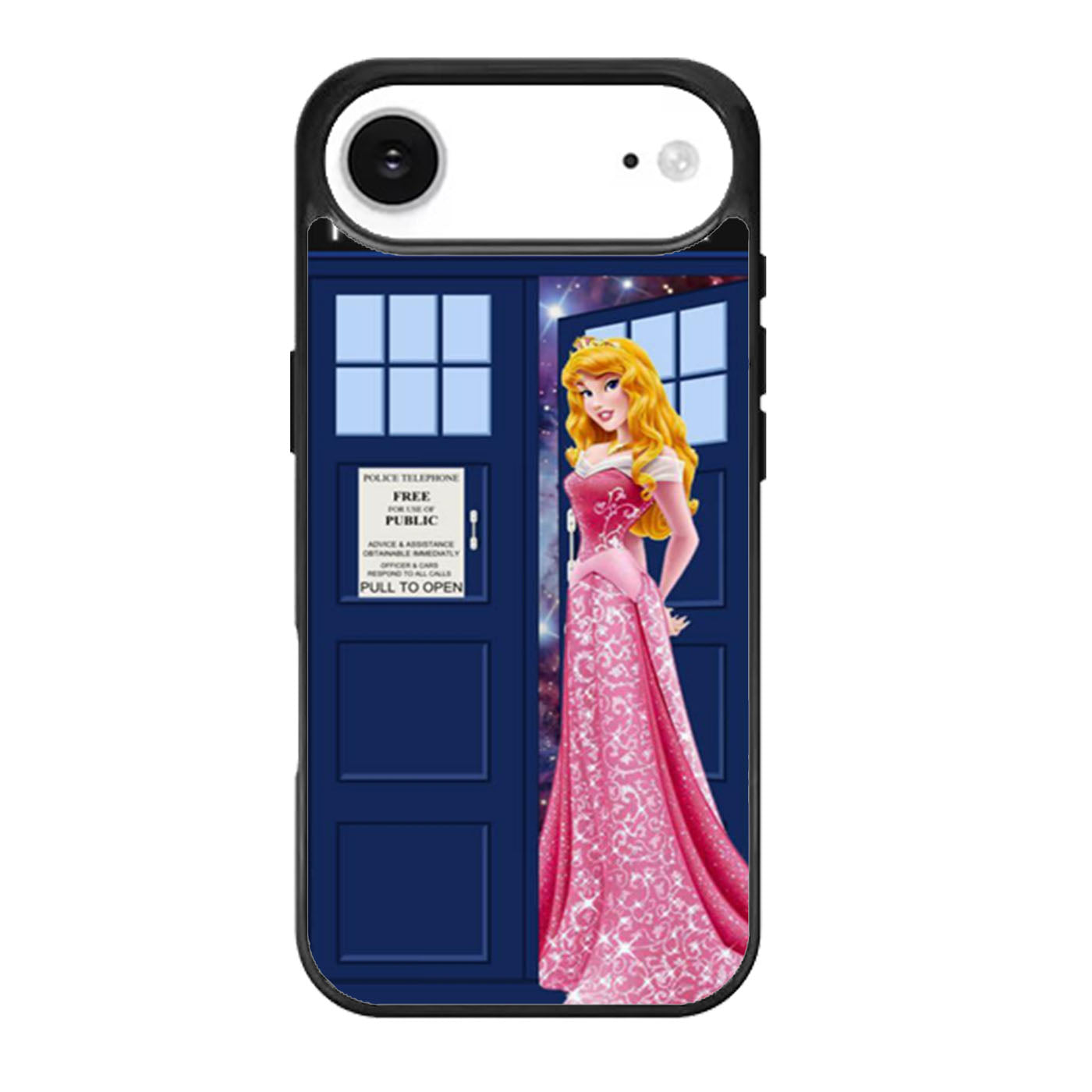 Disney Princess Aurora Tardis Police Box Two iPhone Air Case