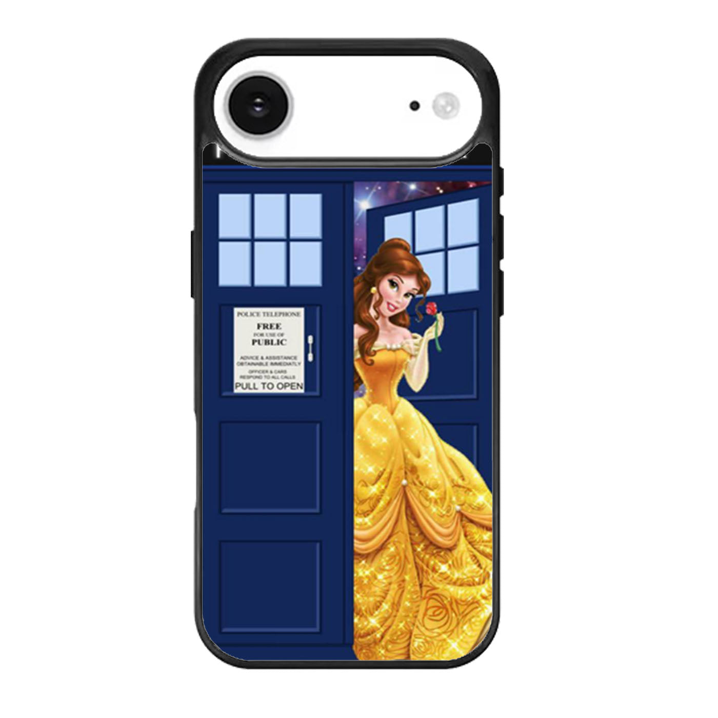 Disney Princess Belle Tardis Police Box Two iPhone Air Case