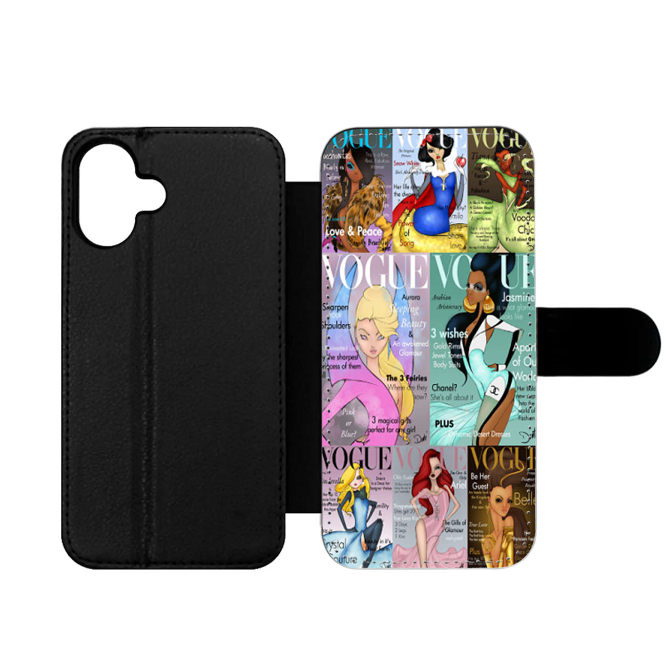 Disney Princess Vogue Wallet iPhone Case