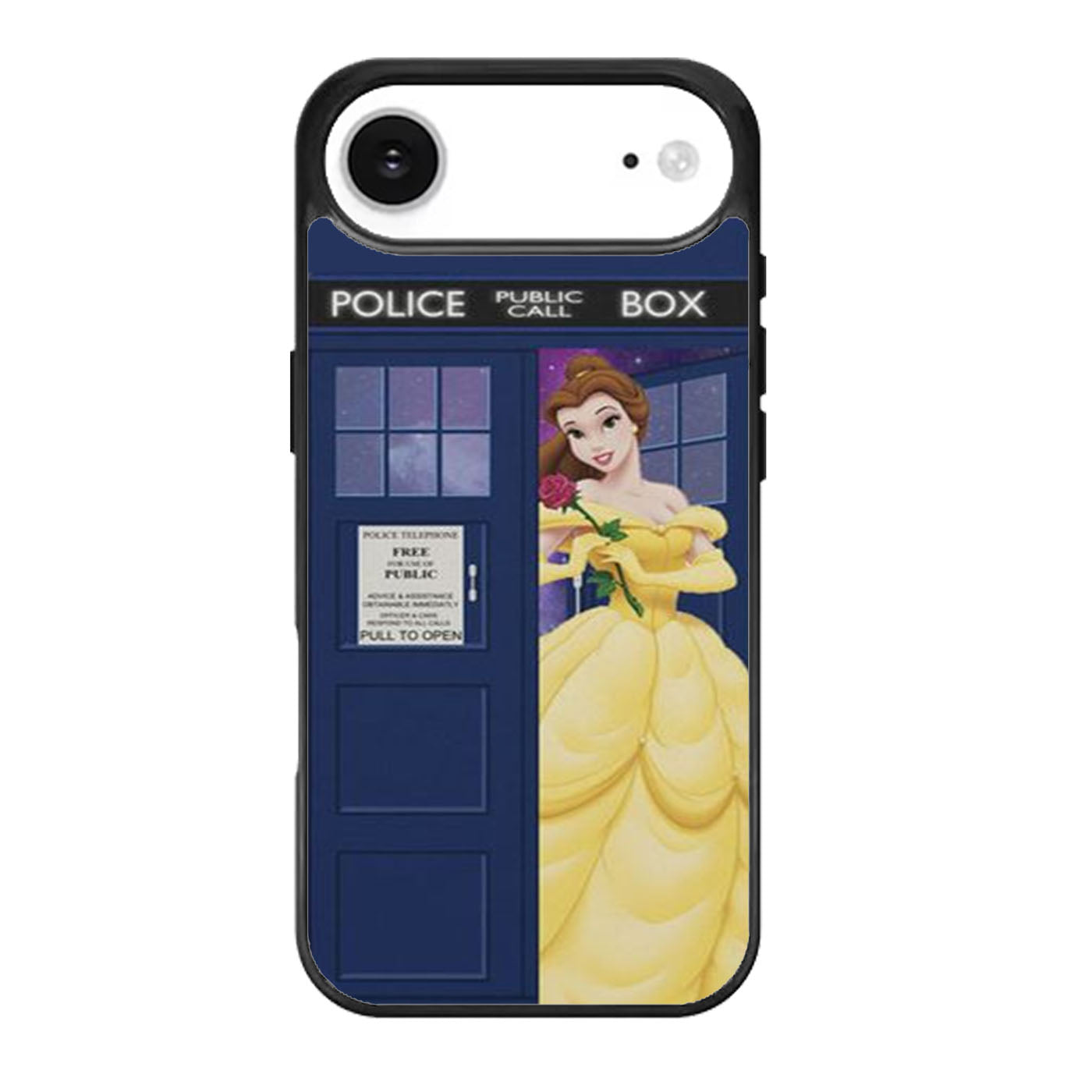 Disney princess Belle Tardis Police Box Three iPhone Air Case