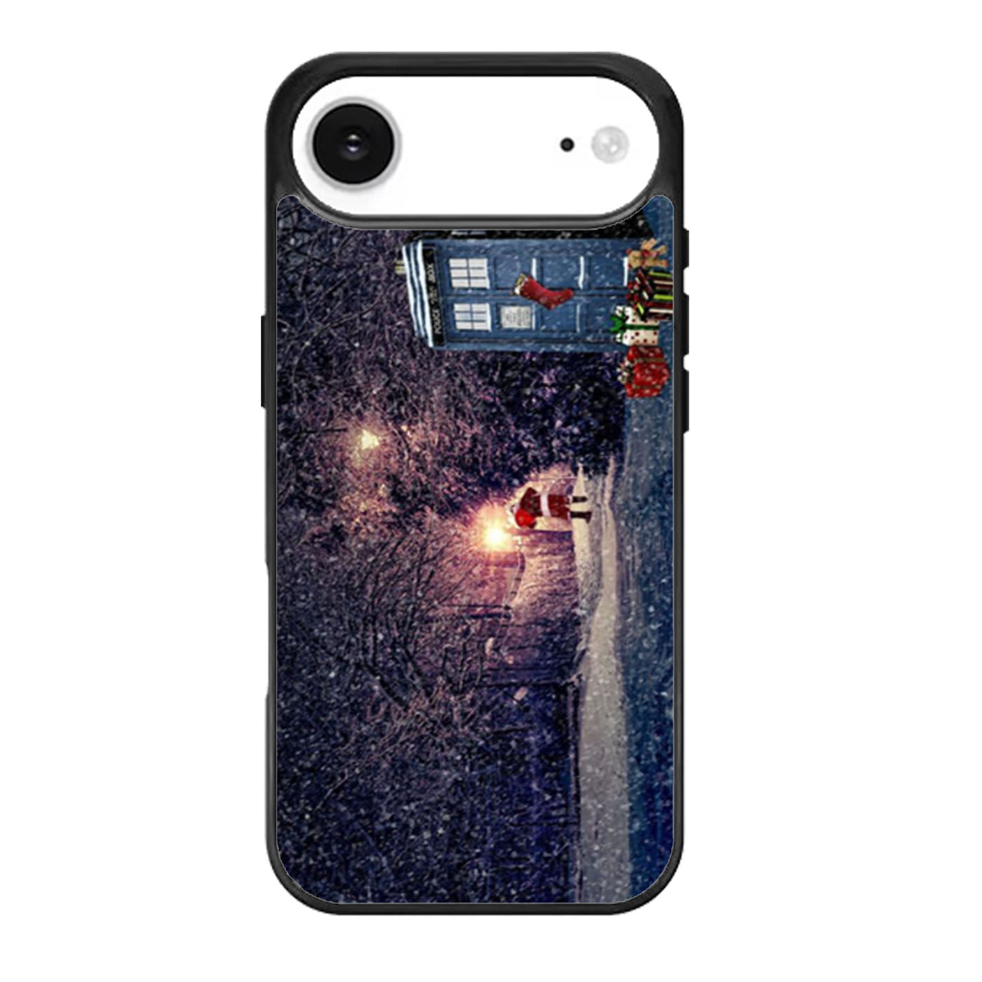 Doctor Who Tardis Marry Christmas iPhone Air Case