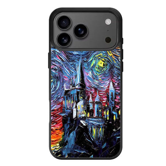 Doctor Who Tardis Van Gogh iPhone 17 Pro Max Case