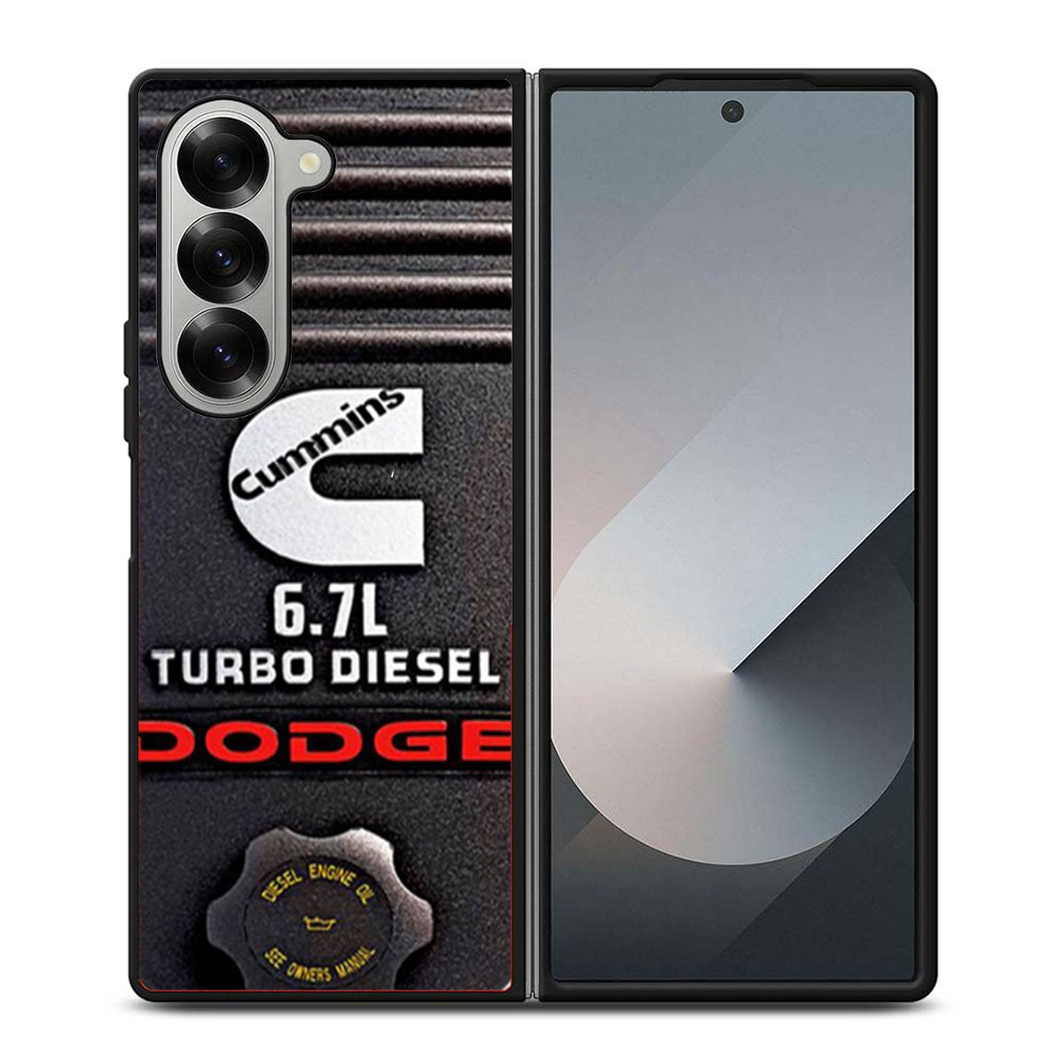 Dodge Cummins Turbo Diesel Samsung Z Fold 6 Case