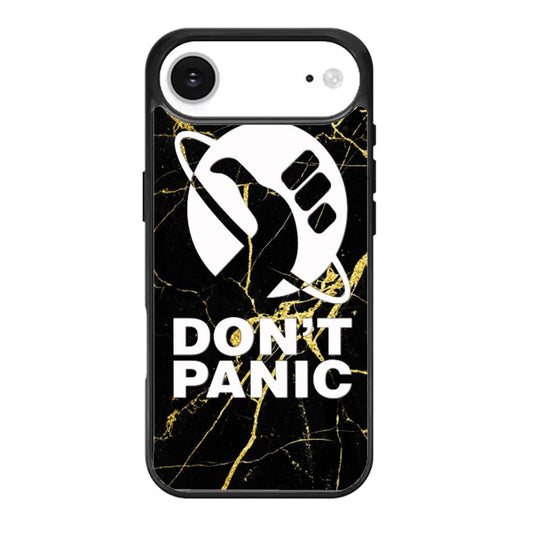Dont Panic Black Marble iPhone Air Case
