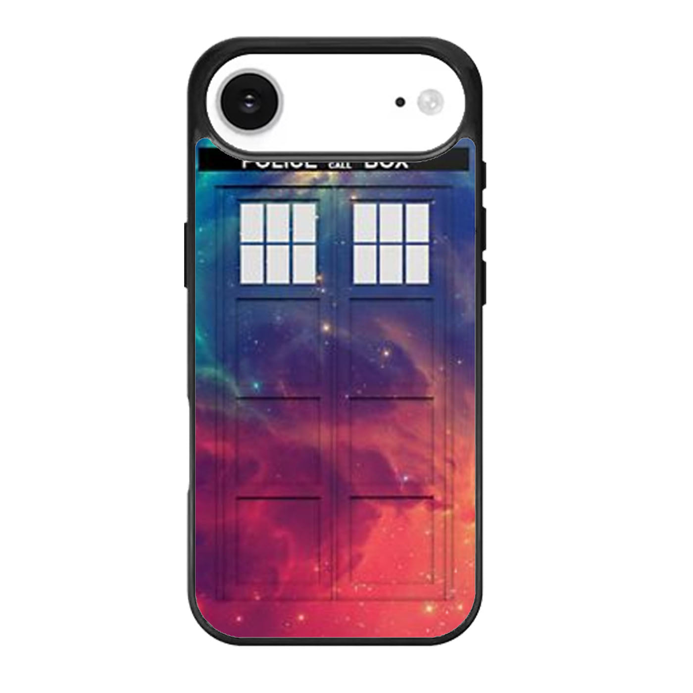 Dr Who Tardis Police Box Galaxy Nebula iPhone Air Case