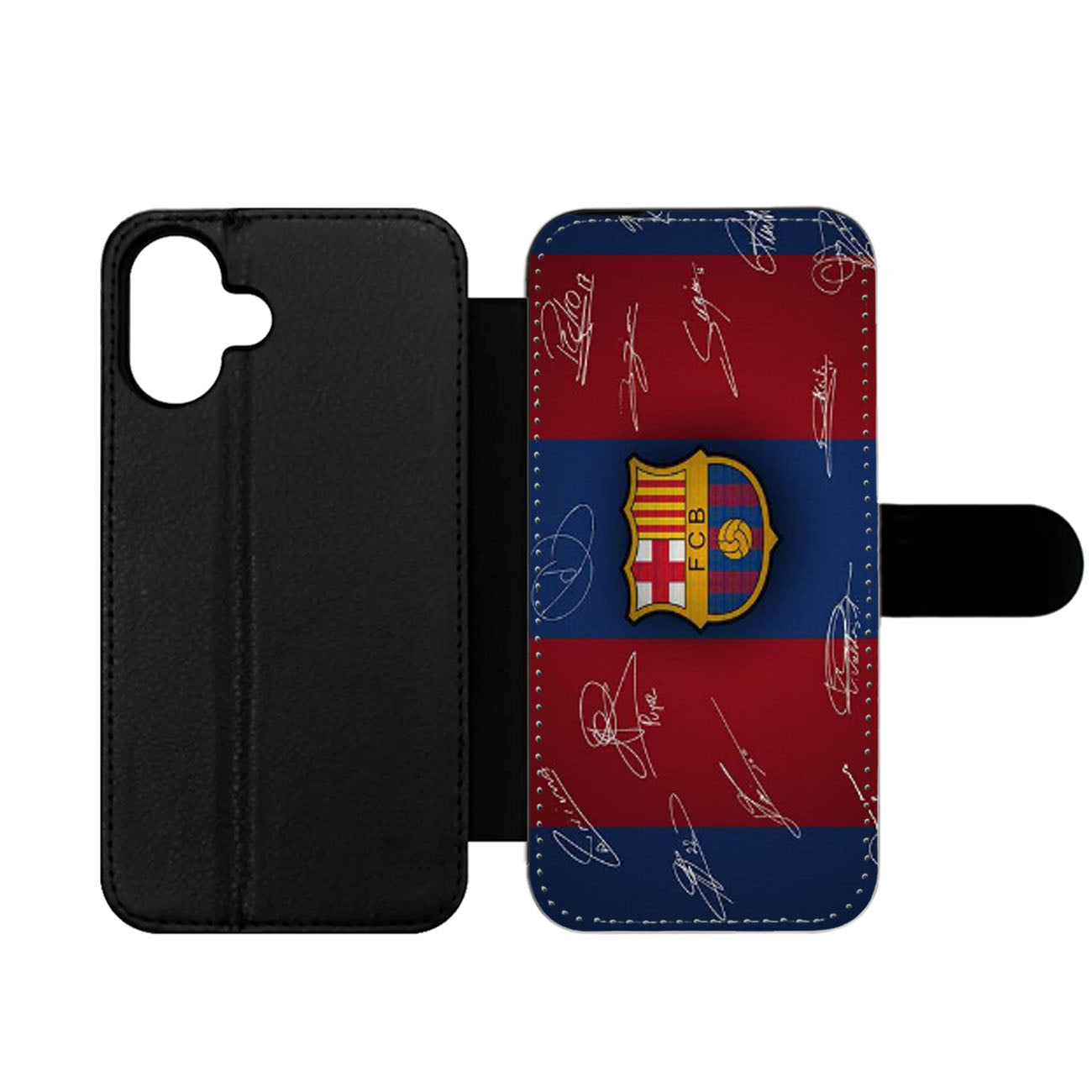 FC BARCELONA SIGNATURE Wallet iPhone Case