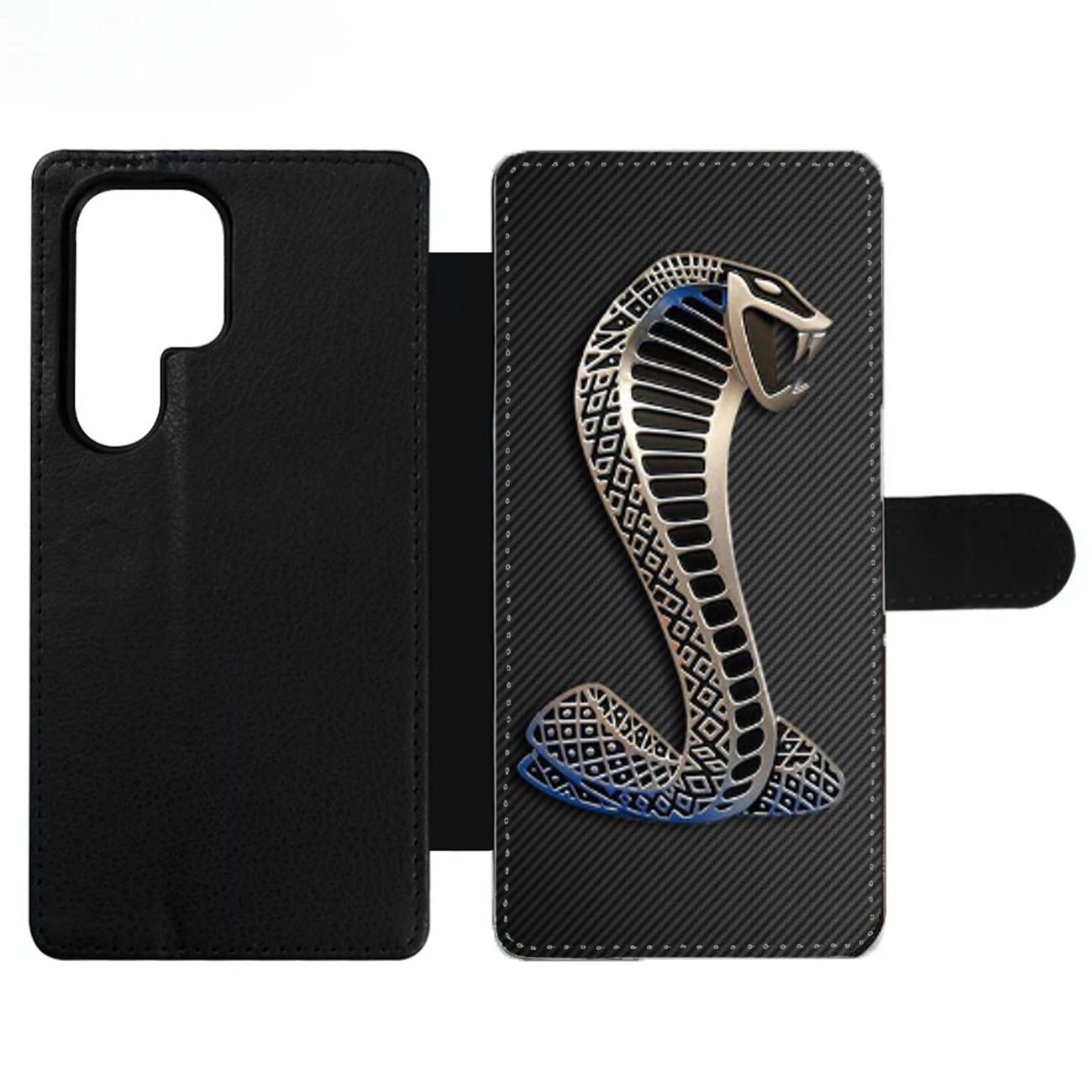 FORD COBRA LOGO CARBON Wallet Samsung Case