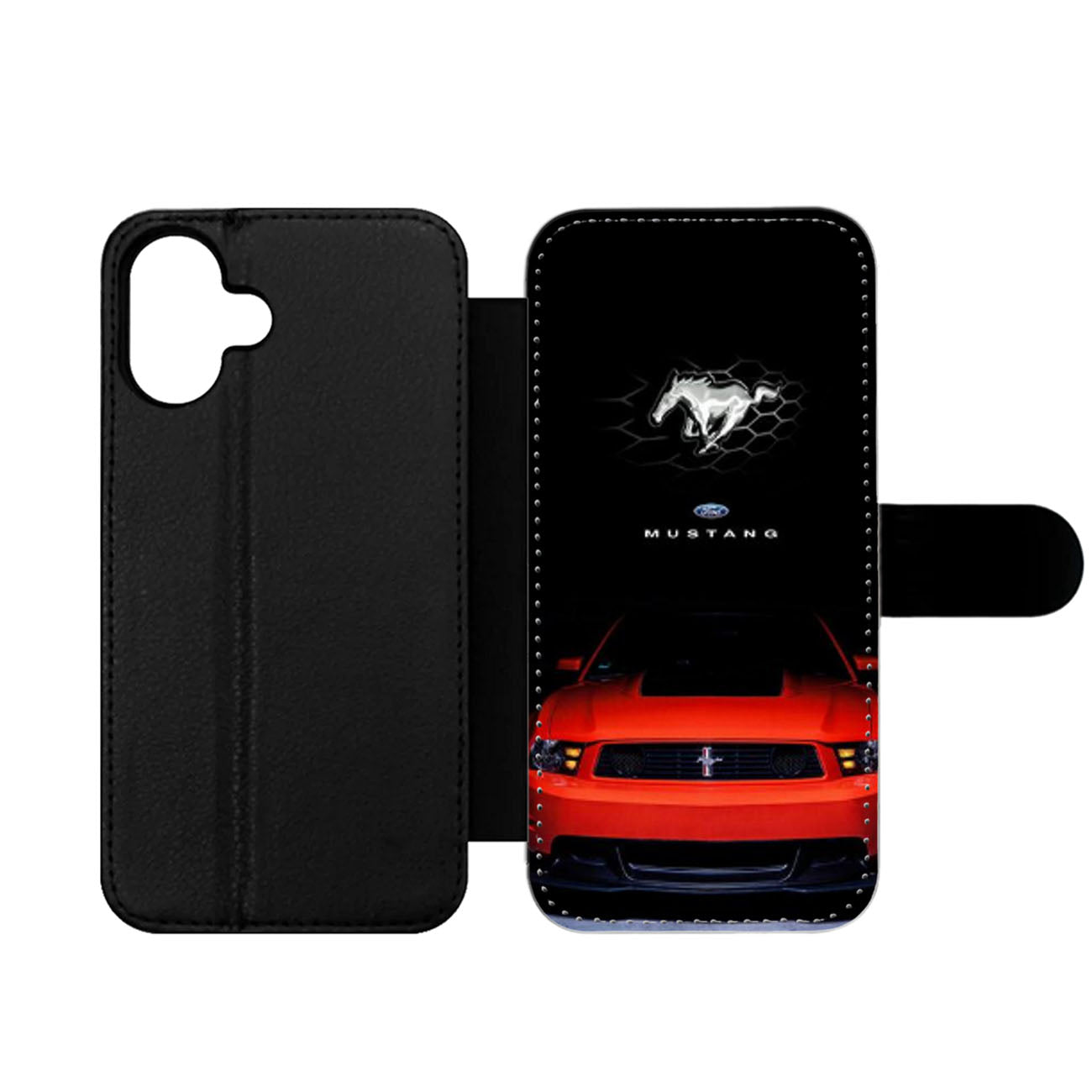 FORD MUSTANG RED Wallet iPhone Case