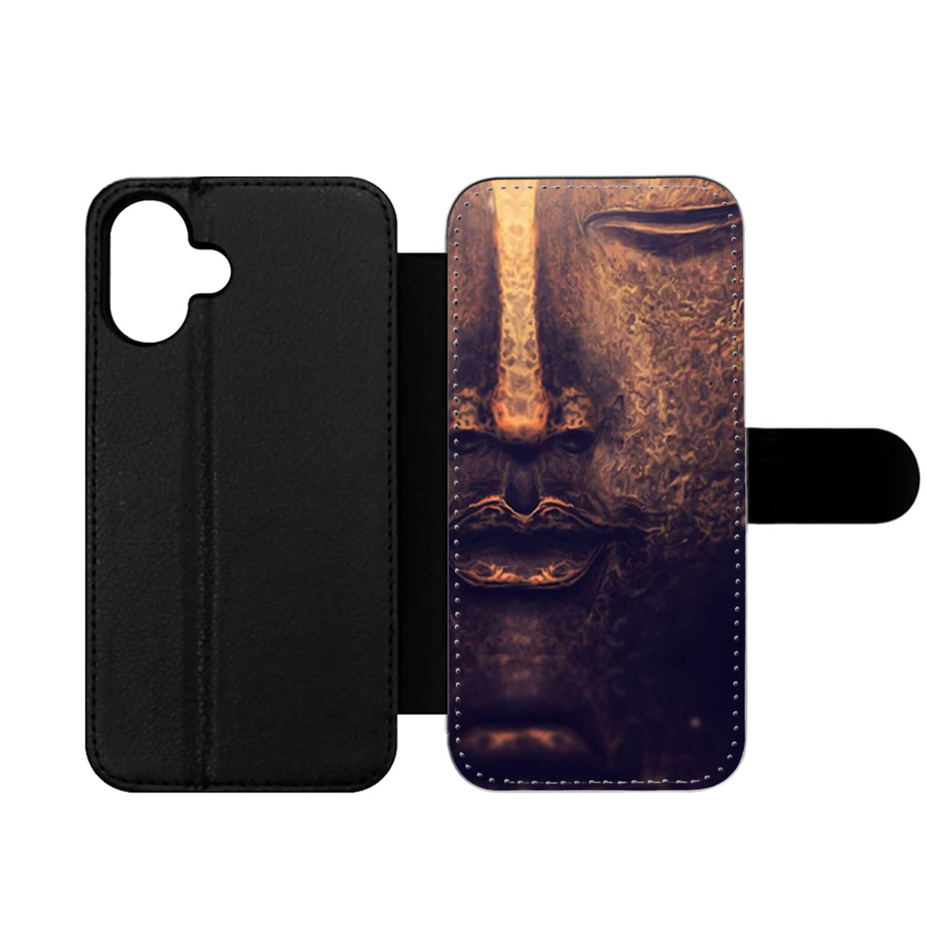Face of Buddha Wallet iPhone Case