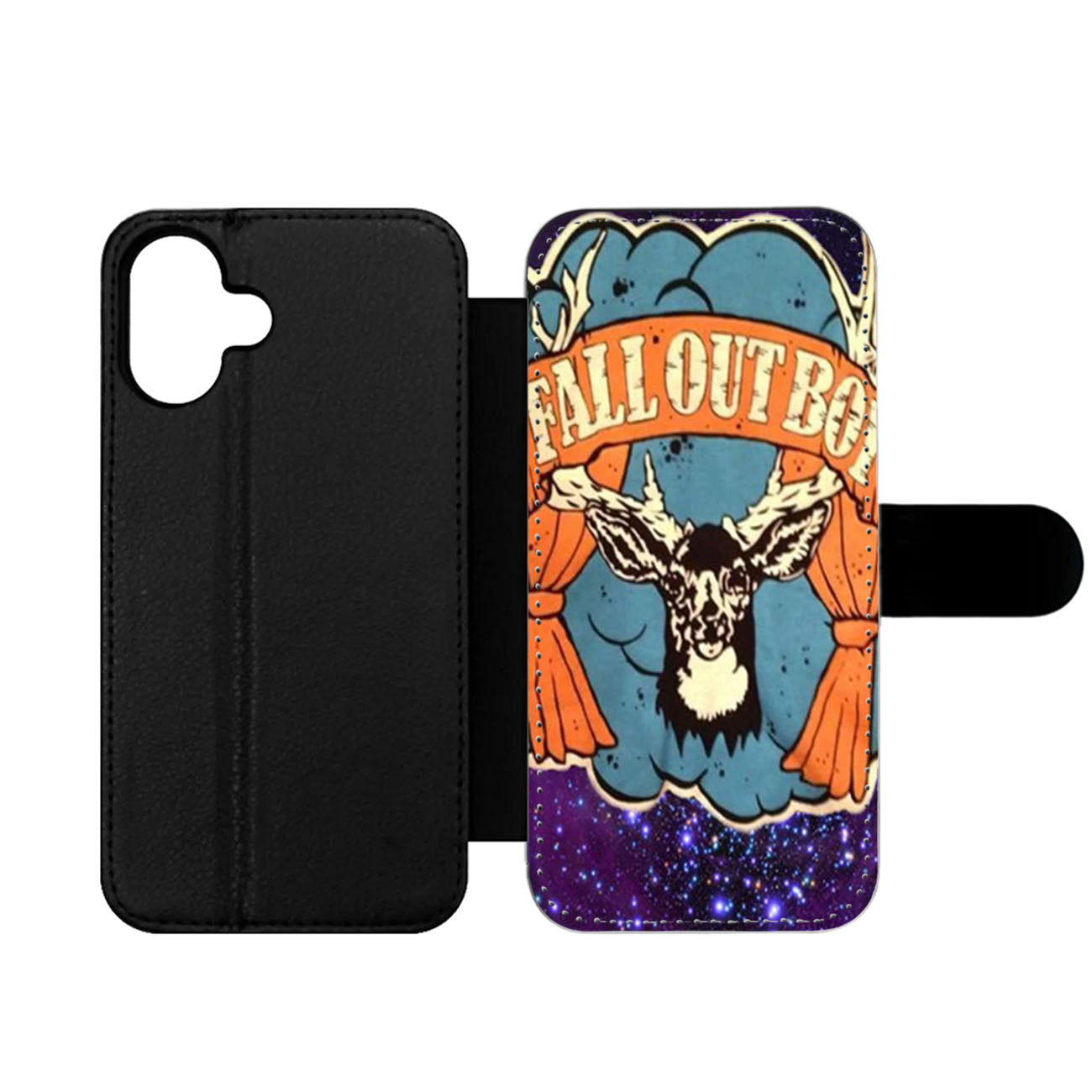 Fall Out Boy Deer Head Boy Wallet iPhone Case