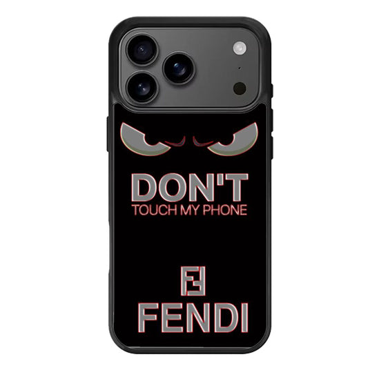 Fendi Black iPhone 17 Pro Max Case
