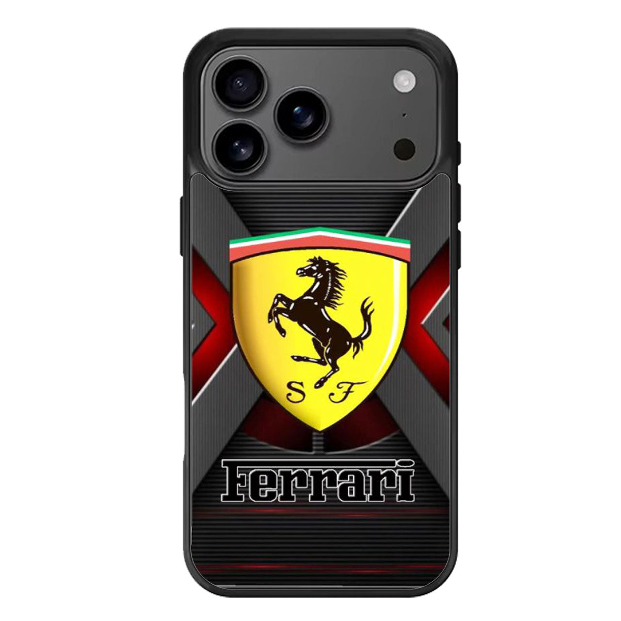 Ferrari Custom Black iPhone 17 Pro Max Case