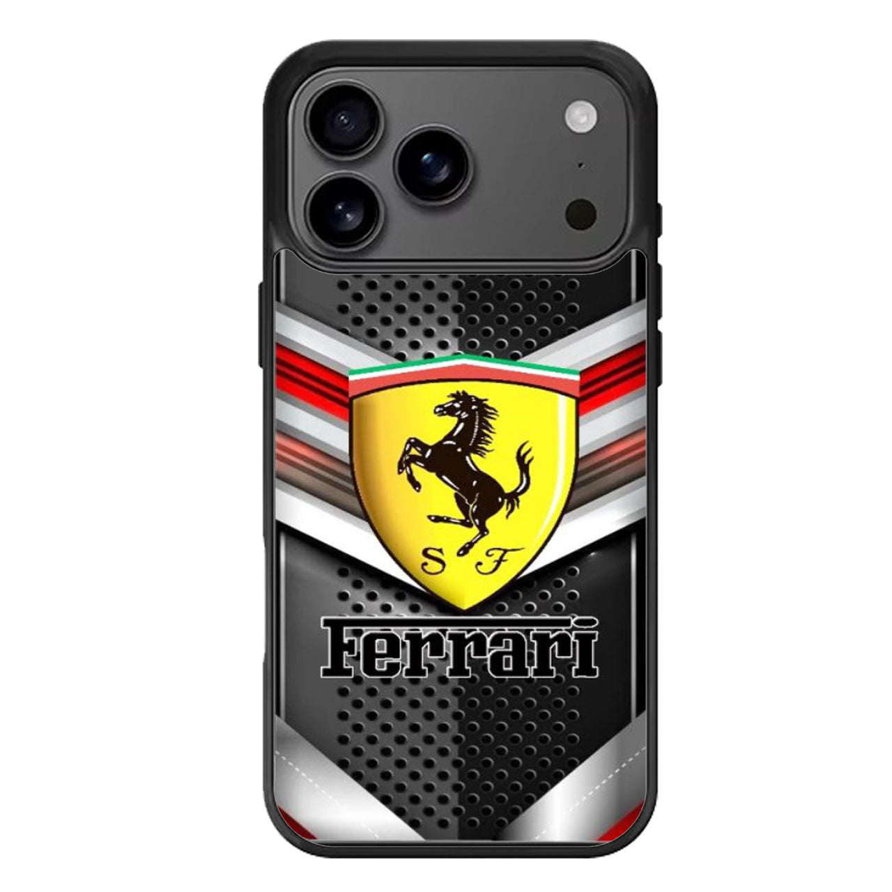 Ferrari Custom Metallic iPhone 17 Pro Max Case
