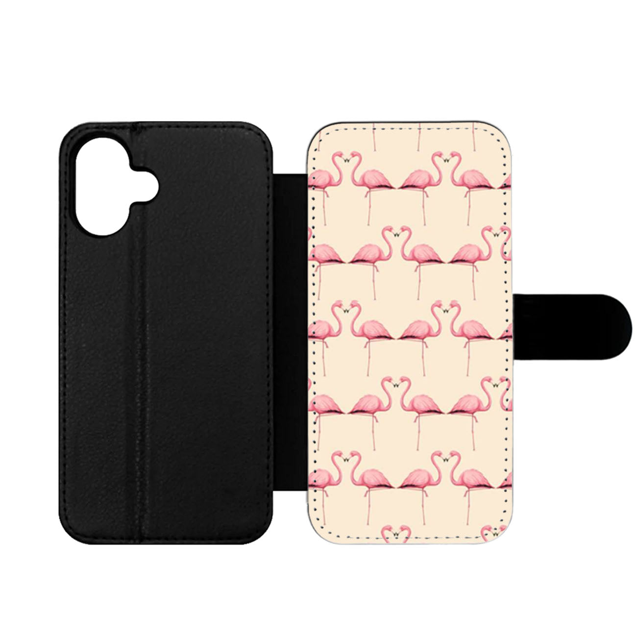Flamingo Wallet iPhone Case