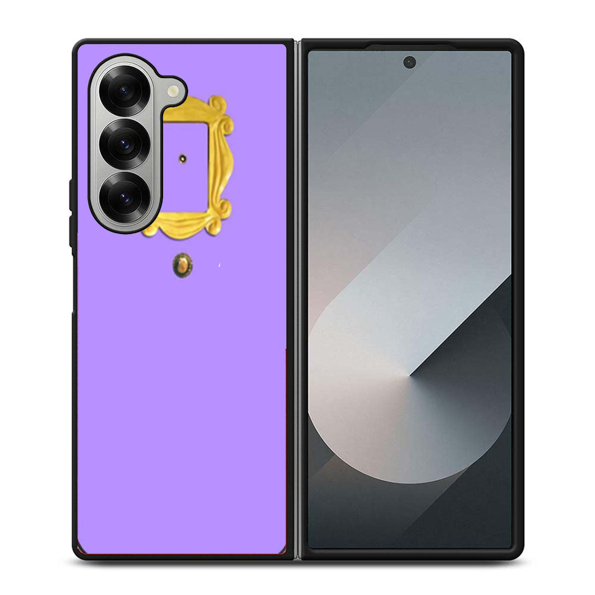Friends Peephole Fram Samsung Z Fold 6 Case