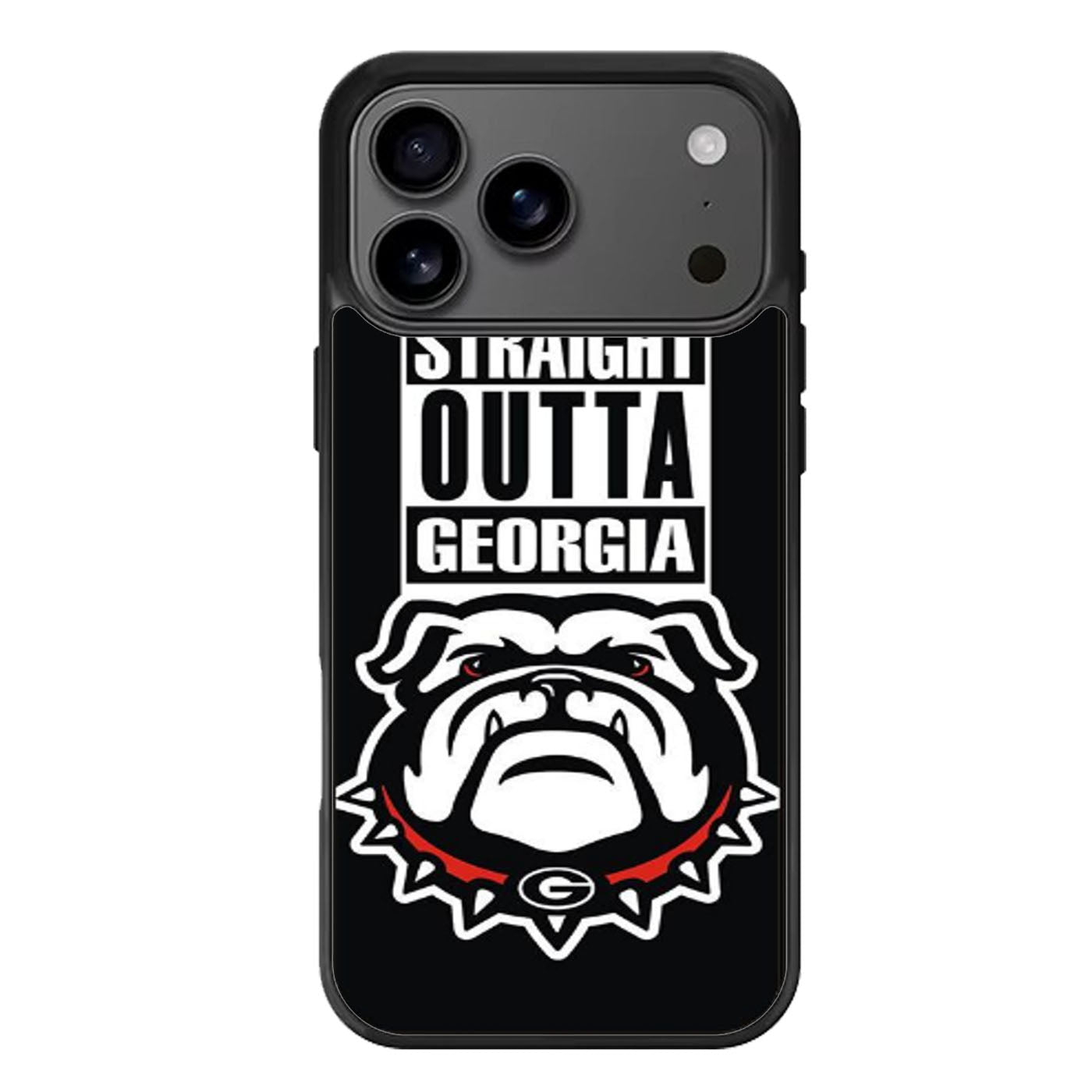 GEORGIA BULLDOGS UGA STRAIGHT OUTTA iPhone 17 Pro Max Case