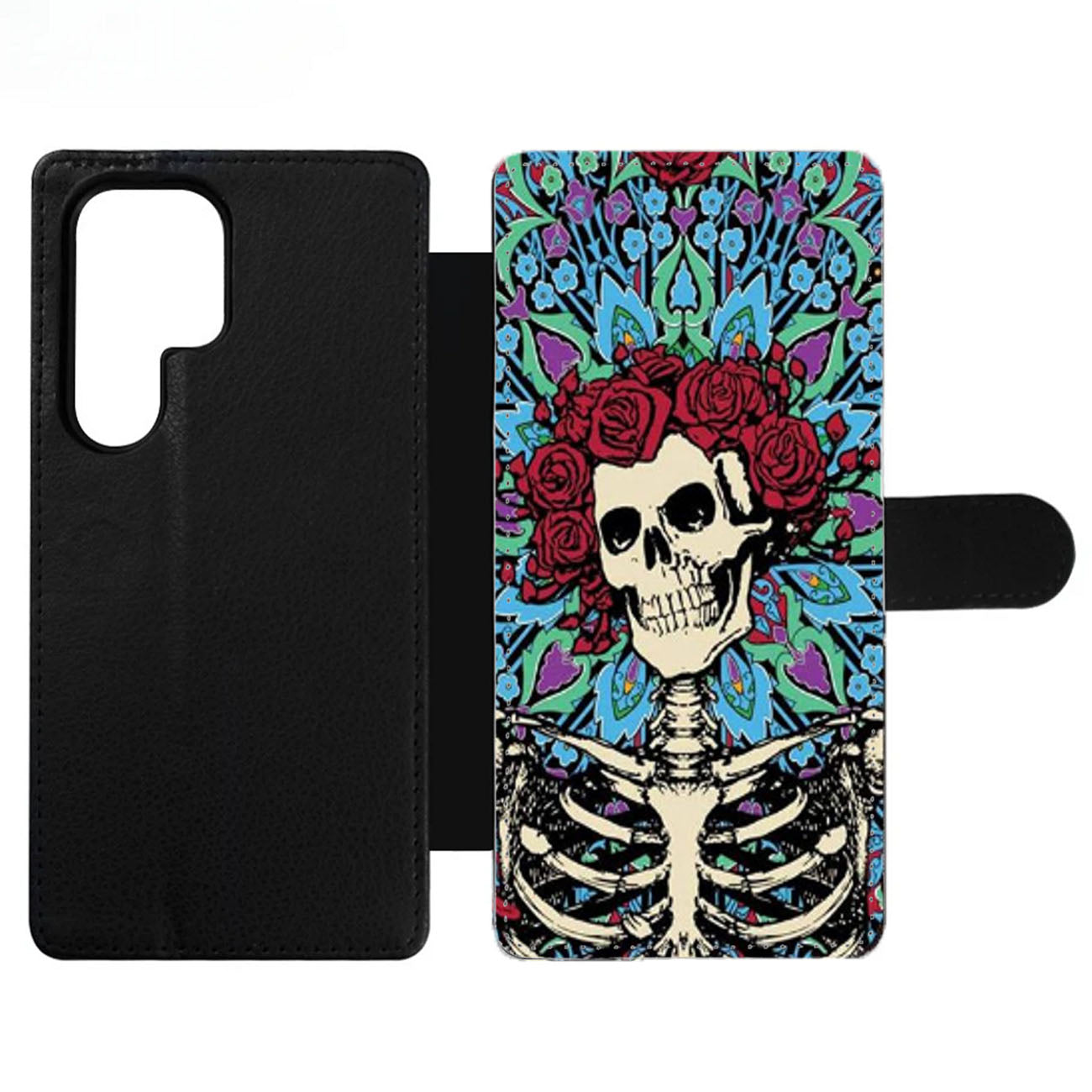 GRATEFUL DEAD SKULL AND ROSE TWO Wallet Samsung Case