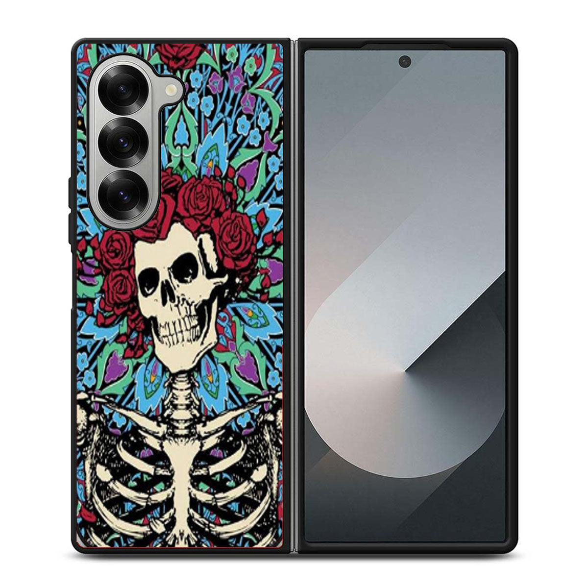 GRATEFUL DEAD SKULL AND ROSE TWO Samsung Z Fold 6 Case