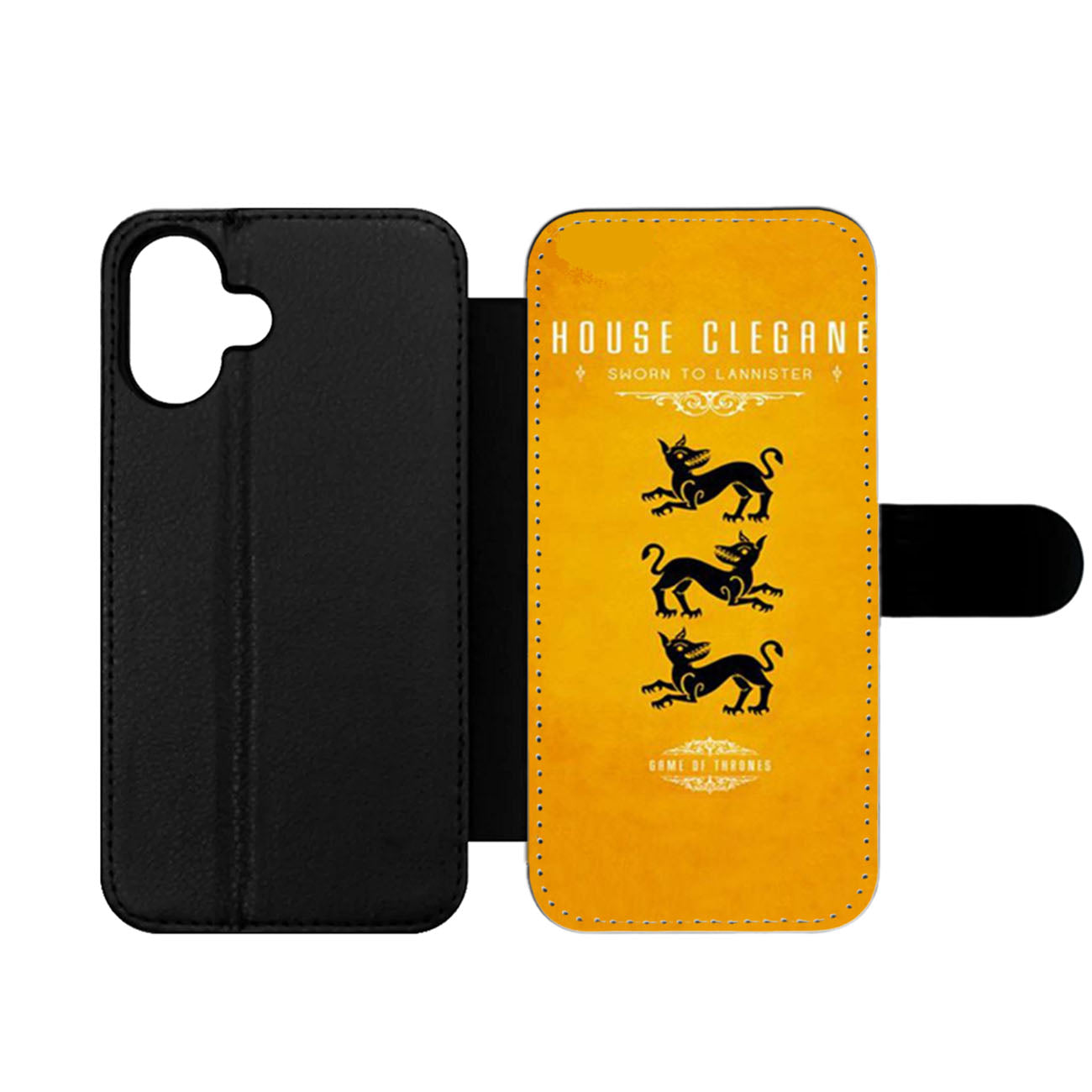 Game Of Thrones House Clegane Wallet iPhone Case