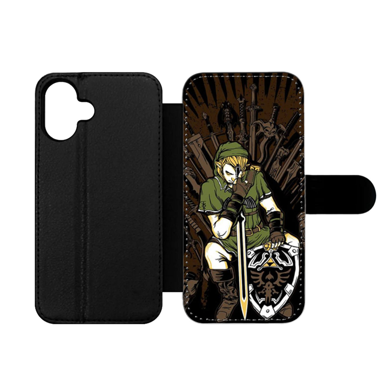 Game of Thrones Zelda Link Design Wallet iPhone Case