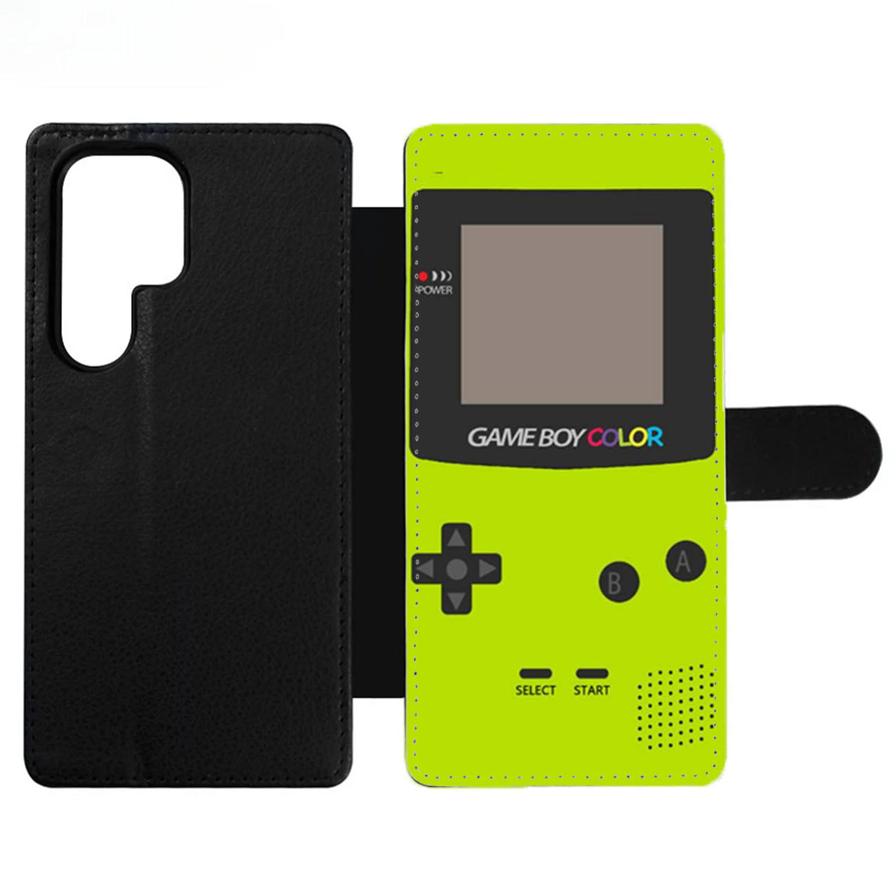 Gameboy Green Color Wallet Samsung Case