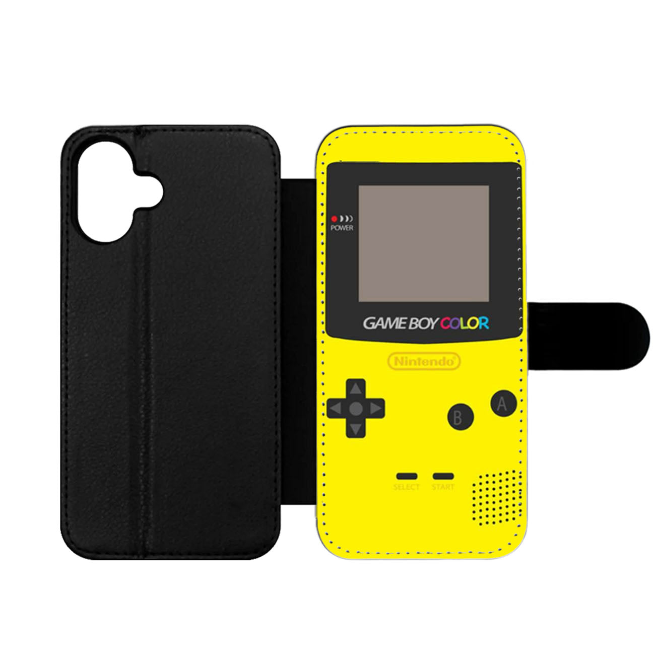 Gameboy Yellow Color Wallet iPhone Case